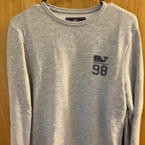 Vineyard Vines Mens Gray Knit Long Sleeve Shirt